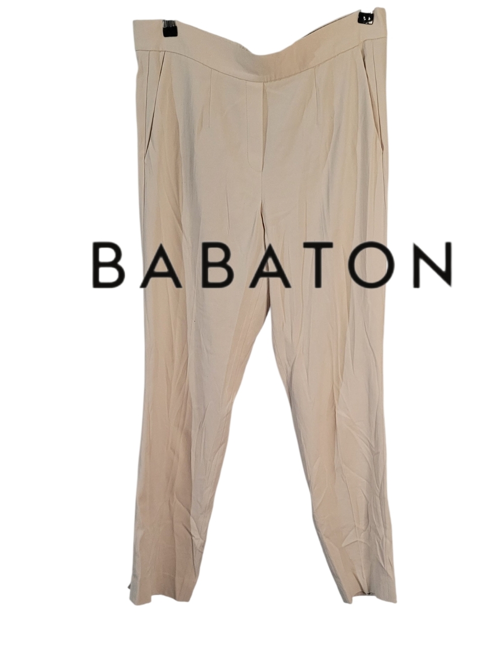 Babaton Atelier Beige Tailored Trousers